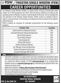 PSW Jobs 2024