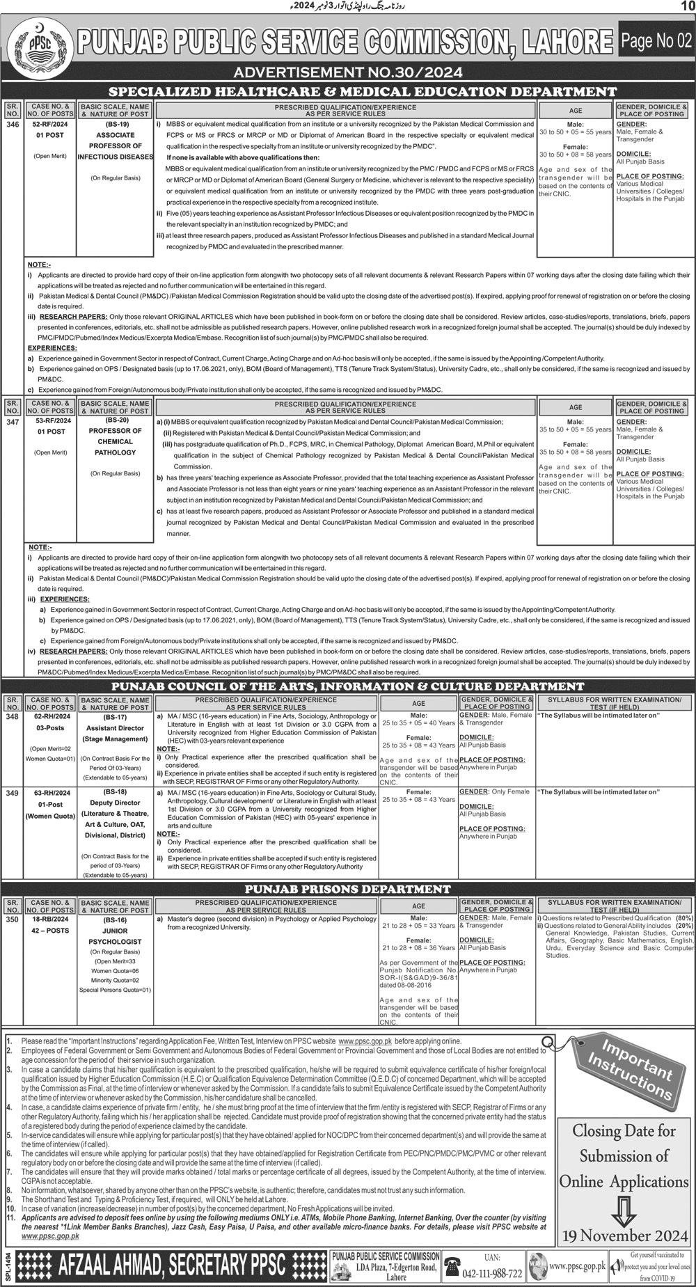 PPSC Jobs