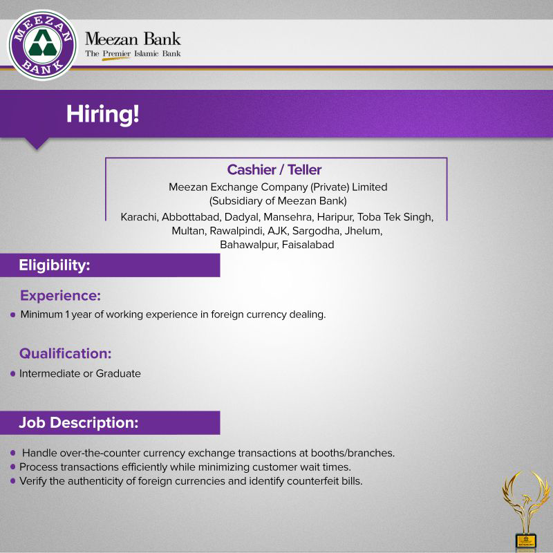 Meezan Bank Jobs 2024